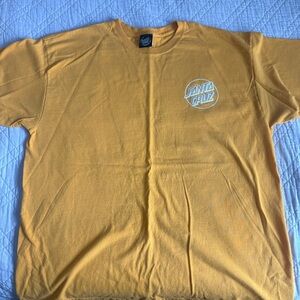 Santa Cruz Skateboards Mustard Short Sleeve Tee